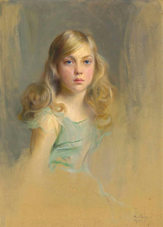 Philip Alexius de Lszl - Portrait of the Hon Esme Mary Gabrielle Harmsworth later Countess Cromer aged nine.webp