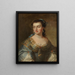 Ritratto di Marie-Thérèse Borrekens - Philip Joseph Tassaert — quadro incorniciato alla parete