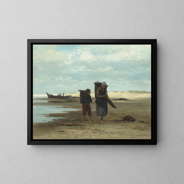 Récupérateurs de plage - Philip Sade — quadro incorniciato alla parete