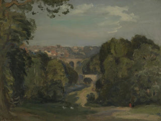 Due ponti a Knaresborough - Philip Wilson Steer — vista dell’opera