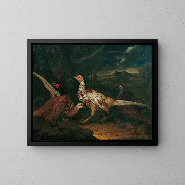 Faisans - Philipp Ferdinand de Hamilton — quadro incorniciato alla parete