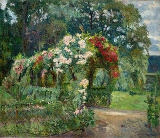 Rosenlaube nel giardino di Richter - Philipp Franck — vista dell’opera