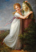 Ida Brun couronnant de fleurs le buste de sa mère - Philipp Friedrich von Hetsch — vista dell’opera
