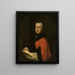 Ritratto del conte Anna Francesca Theresa - Philipp Haller — quadro incorniciato alla parete