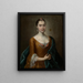 Ritratto della suocera dell'artista - Philipp Heinrich Kisling — quadro incorniciato alla parete