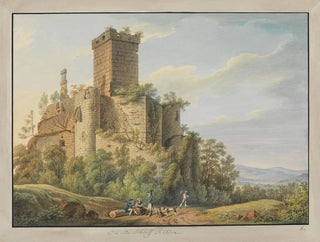 Château de Rötteln vicino a Lörrach - Philipp Jakob Becker — vista dell’opera