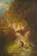 Le cacciatore di farfalle in montagna - Philipp Sporrer — vista dell’opera