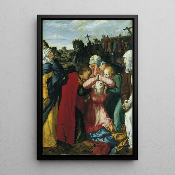 La Vierge Marie et les pleureuses à la Crucifixion - Philipp Uffenbach — quadro incorniciato alla parete