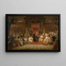 Abdicazione di Carlo V - Philippe Jacques van Bree — quadro incorniciato alla parete