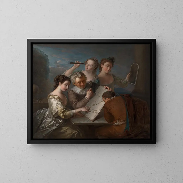 Le Sens de la vue - Philippe Mercier — quadro incorniciato alla parete