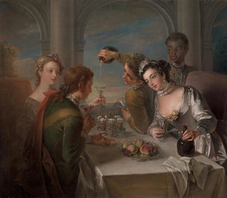 Il senso del gusto - Philippe Mercier — vista dell’opera