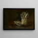 Nature morte con asparagi - Philippe Rousseau — quadro incorniciato alla parete