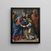 La Visitation - Philippe de Champaigne — quadro incorniciato alla parete