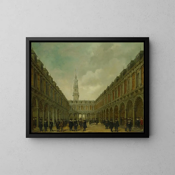 La Bourse Hendrick de Keyser - Philips Vinckboons II — quadro incorniciato alla parete