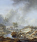 Un ruisseau dans un pays vallonné - Philips Wouwerman — vista dell’opera