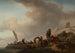 Pescatori che scaricano il loro pescato sulla riva - Philips Wouwerman — vista dell’opera