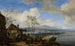 Paesani allegri e chiassosi in una locanda - Philips Wouwerman — vista dell’opera