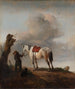 Le cheval gris - Philips Wouwerman — vista dell’opera