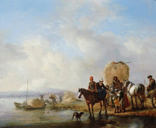 La Carro di fieno - Philips Wouwerman — vista dell’opera