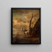 Il luogo di riposo - Philips Wouwerman — quadro incorniciato alla parete