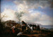 Due cavalieri vicino a una fontana - Philips Wouwerman — vista dell’opera