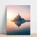 Foto aerea - Il Mont Saint-Michel visto dal cielo