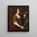 Judith con la testa di Oloferne - Scuola piemontese — quadro incorniciato alla parete