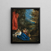 Flore e il bambino Bacco in un paesaggio boscoso - Pier Francesco Mola — quadro incorniciato alla parete