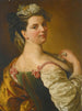Ritratto di una giovane ragazza in pastorella - Pier Leone Ghezzi — vista dell’opera