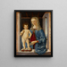 Vergine con Bambino - Piermatteo d'Amelia — quadro incorniciato alla parete