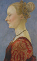 Portrait d'une femme - Piero del Pollaiolo — vista dell’opera