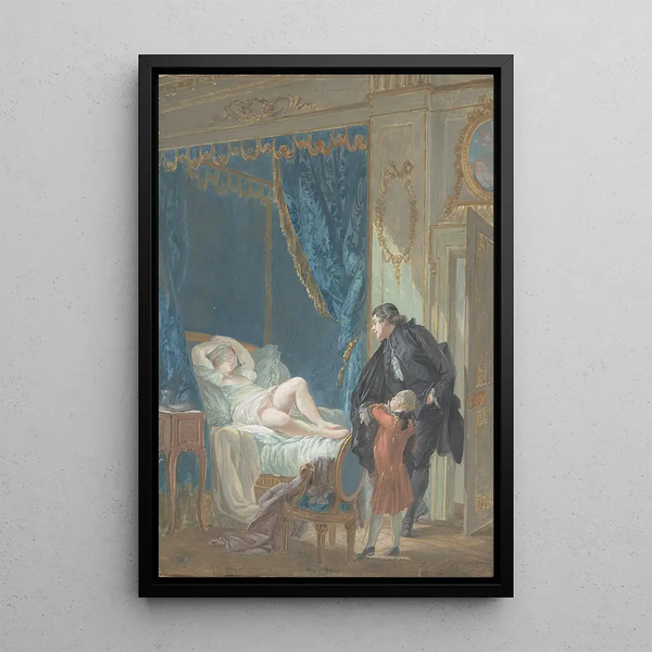 Le Matin - Pierre-Antoine Baudouin — quadro incorniciato alla parete