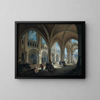 PierreAntoine Demachy - Dmolition de lglise SaintJeanenGrve en 1800.webp