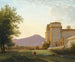 Vista dell'abbazia di Grottaferrata - Pierre-Athanase Chauvin — vista dell’opera