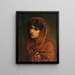 Ritratto di una ragazza - Pierre-Auguste Cot — quadro incorniciato alla parete