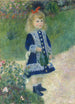 Una bambina con un annaffiatoio - Pierre-Auguste Renoir — vista dell’opera