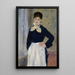 Una cameriera al ristorante Duval - Pierre-Auguste Renoir — quadro incorniciato alla parete