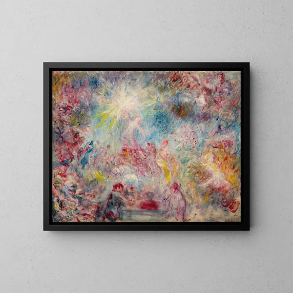 Allegoria rosa - Pierre-Auguste Renoir — quadro incorniciato alla parete