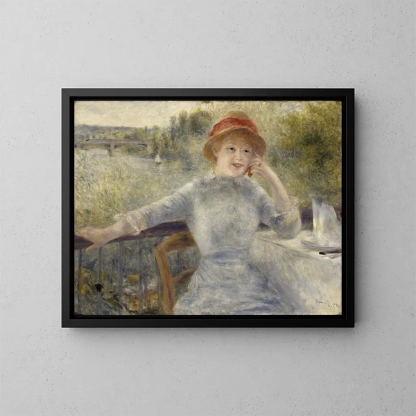 Alphonsine Fournaise - Pierre-Auguste Renoir — quadro incorniciato alla parete