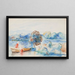 Sul bordo dell'acqua - Pierre-Auguste Renoir — quadro incorniciato alla parete