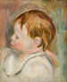 Testa di bambino di profilo sinistro - Pierre - Auguste Renoir — vista dell’opera