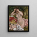 Bagnante che si sistema i capelli - Pierre-Auguste Renoir — quadro incorniciato alla parete