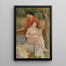 Baigneuse et servante La Toilette de la baigneuse - Pierre-Auguste Renoir — quadro incorniciato alla parete