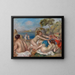 Baignade avec un crabe - Pierre-Auguste Renoir — quadro incorniciato alla parete