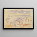 Scène di spiaggia - Pierre-Auguste Renoir — quadro incorniciato alla parete