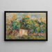Cabanon près des Collettes - Pierre-Auguste Renoir — quadro incorniciato alla parete