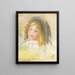 Bambino con i capelli biondi - Pierre-Auguste Renoir — quadro incorniciato alla parete