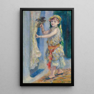 PierreAuguste Renoir - Child with a bird Mademoiselle Fleury in Algerian costume.webp