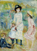 Enfants sur le rivage Guernesey - Pierre-Auguste Renoir — vista dell’opera