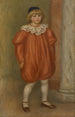 Claude Renoir in costume da clown - Pierre-Auguste Renoir — vista dell’opera